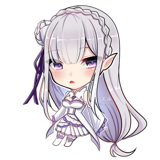 Emilia Fanart (Re:Zero)