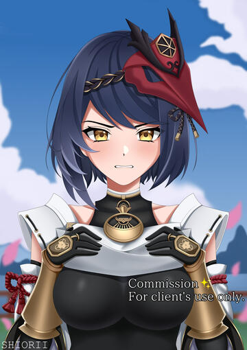 Kujou Sara (Commission)